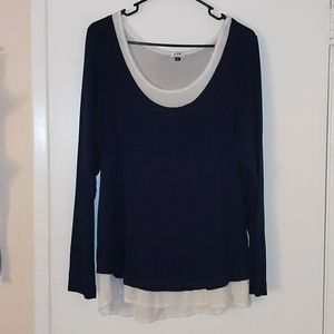 Layered Long Sleeve Top